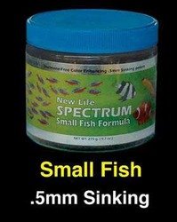 New Life Spectrum Small Fish Formula .5mm Sinking Pellet Fish Food