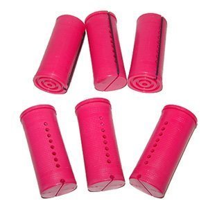 Jumbo Concave Perm Rods * Burgundy * 1 3/8" Diameter * 6 Rods Per Bag