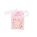 ALLHEARTDESIRES 50 Pack Pink Elephant Girl Baby Shower Decoration Laser Cut Paper Party Treat Box Wedding Girl Birthday Gifts Wrapping Candy Buffet Table Centerpieces