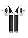 AirPod Skins Stylish and Protective Wraps - Total Coverage + Minimal Style Bundle - 3 Pairs (Matte Black)