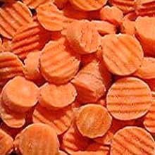 Simplot Crinkle Cut Carrots - 20 lb. package, 1 package per case