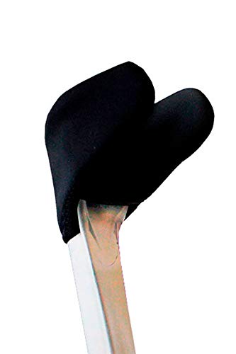 KMINA Elbow Crutch Pads Open Cuff (x1 Unit), Comfy Covers, Patented - Made in Europe