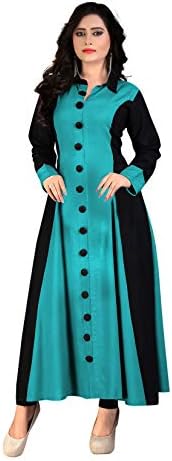 any kids Precious Women's Rayon Princess Cut Kurta