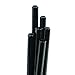 STRAWGRACE Black Glass Straws Handmade Short 13cm x 8mm
