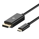 Rankie USB C to DisplayPort Cable, Type C to DP, Thunderbolt 3 Compatible, 4K Resolution, 6 Feet