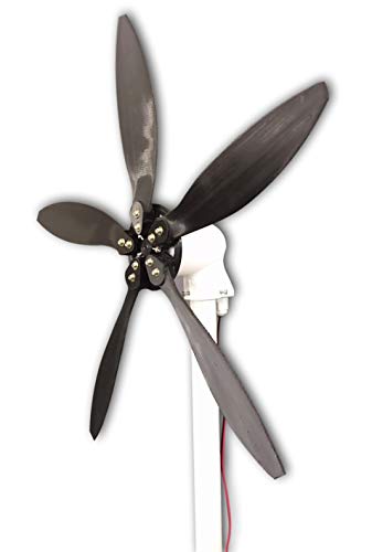 Cutting Edge Power Mini 12 Volt Wind Turbine Generator, Portable, w/Accessories,Small, Made in USA (Pipe/Tube Mount, 5 Blade (18"))
