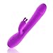 Rotating Rabbit Vibrator G Spot Dildo Vibrator for Women with 6 Strong 360° Rotating 7 Vibration Modes, PALOQUETH Waterproof Bunny Vibrator Purple Personal Clitoral Vibrator Sex Toys, 8.4
