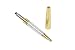 MengRan Shine Gold Pen Diamond Crystal Ballpoint Pens (Pack of 12)(Gold)