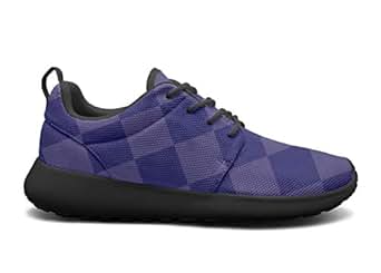 Amazon.com: Squares Blue Checkered Purple Aesthetic Light ...