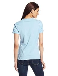 Hanes Women's Nano T-Shirt, Large, Light Blue