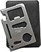 ProTool 11-Tools-in-1 Stainless Steel Credit Card-Sized Survival Tool Silver