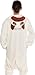 Silver Lilly Unisex Adult Pajamas - Plush One Piece Cosplay Pug Dog Animal Costume