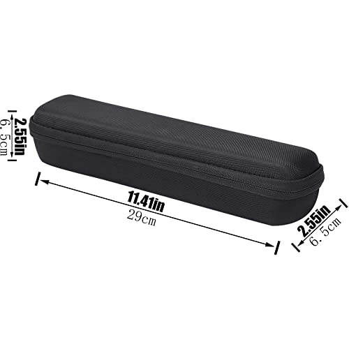 co2CERA Hard Carrying Case for Epson ES-50 / ES-60W / RR-60 / DS-70 / RR-70W Document Scanners - Durable Travel Storage Box with Handle & Mesh Pocket for Accessories (Black)