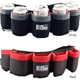 Hops Holster Beer Can Belt - Holds 6 Cans: Camo