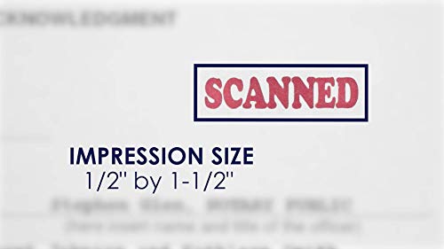 Scanned Stamp - MasterMark Premium Pre-Inked Office Stamp - Thumbnail 2