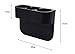 ROSY007 Cup Holder for car Coffee Console Side Pocket with Pen Hole,Auto Front Seat Organizer Seat Gap Cup/Mobile Phone Holder Storage Pocket Coffe Catcher