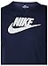 Nike Men's Futura Icon Swoosh T-Shirt-Navy-Small