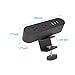 Desktop Edge Power Outlets with USB Ports,Desk Clamp Power Strip,Aluminum Alloy Fireproof Power Strip,Removable Desktop Mount Multi-Outlets for Home Office Reading