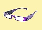 Foster Grant Purple Ultra Bright Light Specs Lighted Reading Glasses (1.50 strength)