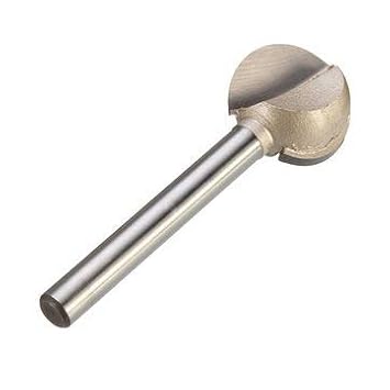 Generic 6Mm Shank 12Mm Steel Ball Cutter Woodworking Milling Cutter Carving Tool