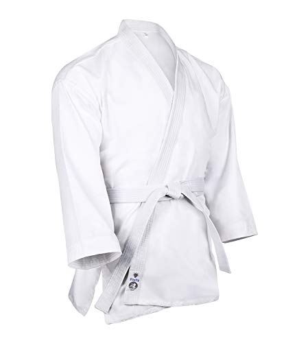 image for FitsT4 Sports FitsT4 Karate Gi Jacket Lightweight 7.5oz White Karate M