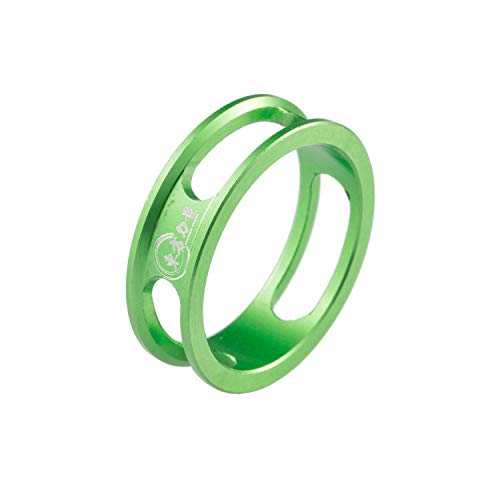 EASTERN POWER Bike Headset Spacer 1-1/8" MTB Headset Spacers Road Bicycle Stem Spacers 10mm x 4, Green