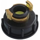Raccord Et Robinet à Boisseau Sphérique Pour Conteneur IBC (Cuve 1000L) - Filetage S60x6 Et 3/4"