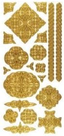 12 PACK DAZZLES 4x9 CELTIC GOLD Papercraft, Scrapbooking (Source Book)