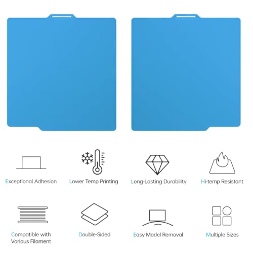 for Bambu Lab X1C Plate P2S Build Plate A1 Build Plate for Bambu for Bambu Lab Cool Plate P1S Cool Plate for Bambu A1 Plate A1 Cool Plate Cool Plate Supertack for X2D/A1/X1,257x257MM