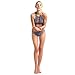 Gopen Brazilian Bikini Swimwear Triangle Bottom Top Halter Push Up Bikini Bathing Suits For Women Beachwear Set