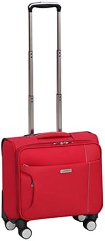 Lubing Unisex Oxford Fabric Spinner Wheels Carry-on Travel Suitcase - 16 Inch Red