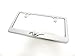 3D Pony Running Horse Stainless Steel Chrome License Plate Frame Tag Holder Fit Mustang