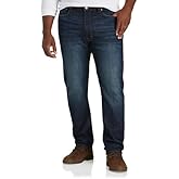 True Nation by DXL Men's Big and Tall Murphy Blue Tapered-Fit Stretch Jeans