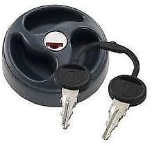 PLS Water Inlet Filler Cap Inc 2 Keys - Black - ES2150