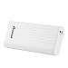 BONAI [Upgraded] Power Bank, Stripe 10,000mAh Portable Charger Ultra-Compact with Flashlight Compatible with iPhone 7 iPad Galaxy S8 and Others Android Tablet Phone (White)