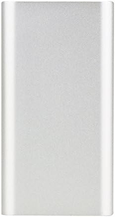 REMAX® VANGUARD 10000mAh External Polymer Battery Portable Dual USB Charger Power Bank with USB Cable, Fast Charging, High Capacity for iPhone 6 Plus 5S 5C 5 4S, Samsung Galaxy S5 S4 S3, Note 3 4, HTC One M7 M8, BlackBerry, Nexus MOTO X and More (Silver)