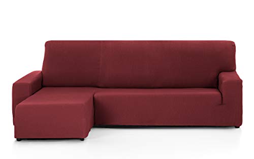 Martina Home Tunez Sofa Cover For Chaise Longue, 32 x 17 x 42 cm Short Left Arm (Front View) 32x17x42 cm burgundy