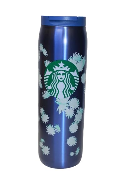 Starbucks Stainless Steel Tumbler, 473 ml/16 oz, Ice Flower Edition