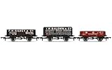 Hornby R6882 Plank Wagon (3 Pack) Freight Car, Multi