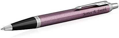 Engraved / Personalized Parker IM Core 'Light Purple/Chrome Trim' Ballpoint Pen - Custom Engraving 1975562