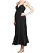 Beachcoco Women's Maternity Long Dress – Sweetheart Empire Waist Sleeveless Spaghetti Strap Comfortable Pregnancy Photography