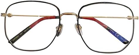 Worclub Myopia glasses big box G flat mirror retro literary metal frame men and women decorative mirror