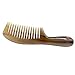 Natural Ox Horn Comb Width Tooth Horn Comb Anit-Static Horn Comb for Hair curler
