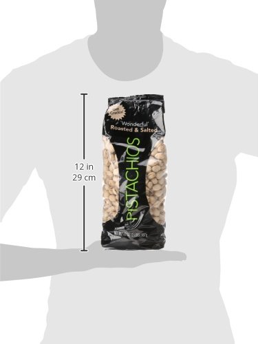 WONDERFUL PISTACHIOS, ROASTED AND SALTED, 32 OUNCE