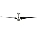 Prominence Home Almadale, 56 Inch Contemporary Indoor Ceiling Fan with No Light, Pull Chain, Modern High Performance Blades, Reversible Motor - 50330-01 (Brushed Nickel)