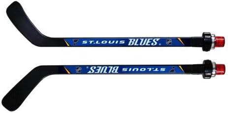 NHL St. Louis Blues Goal Light Stick (Righty), Medium, Black