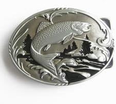 Fishing Fisherman Angler Belt Buckle