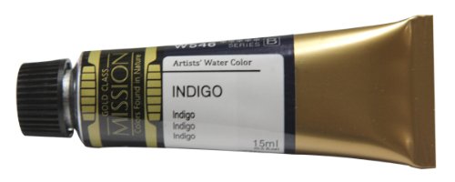 Mission Gold Water Color, 15ml, Indigo by Mijello Mission Gold Class