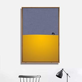 Framed Canvas Wall Art for Living Room, Bedroom Minimalistic Landscape VI Canvas Prints for Home Decoration Ready to Hang - 16x24 inches