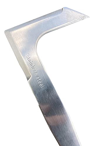 Garden GURU Patio Crack Weeder Tool with Ergonomic Handle – Stainless Steel Weed Puller for Patio Sidewalk Driveway Cracks | Rust Resistant